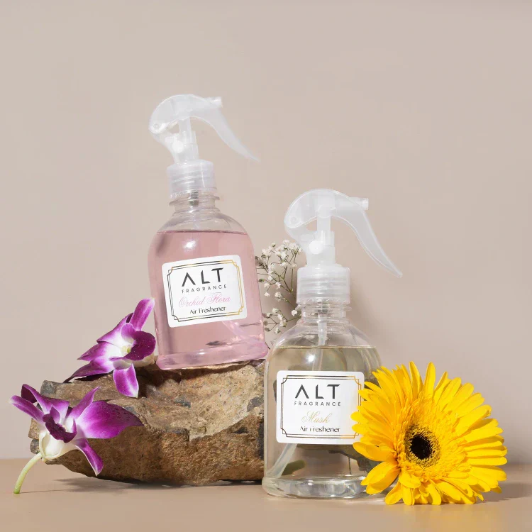 (Pack of 2) Musk & Orchid Flora - Air fresheners (300 ML x 2) Info - Image 4