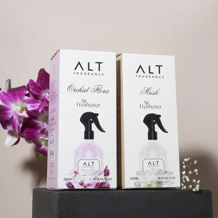 (Pack of 2) Musk & Orchid Flora - Air fresheners (300 ML x 2) Info - Image 7